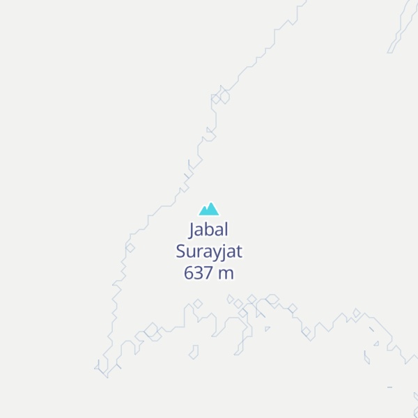 Map of Jabal Surayjat