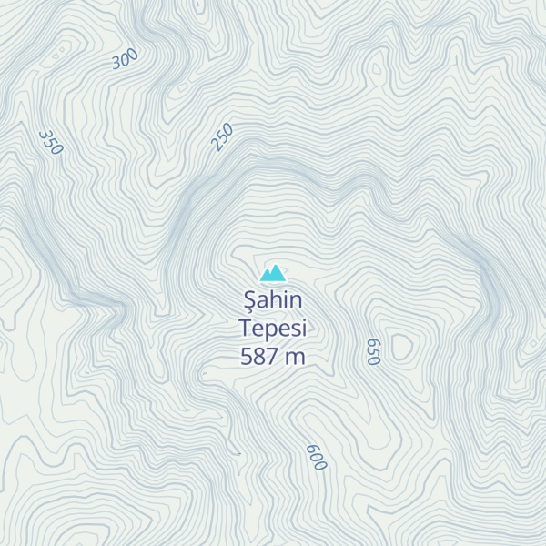 Map of Şahin Tepesi