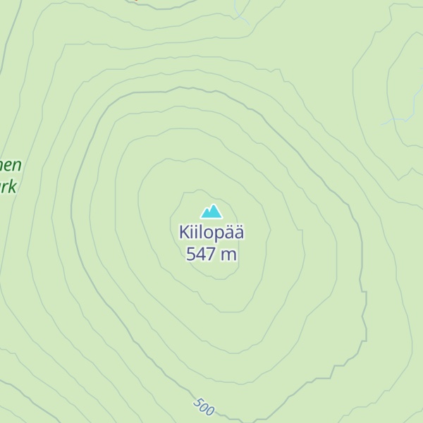 Map of Kiilopää