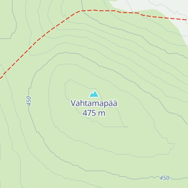 Map of Vahtamapää