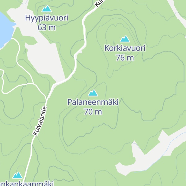 Map of Palaneenmäki