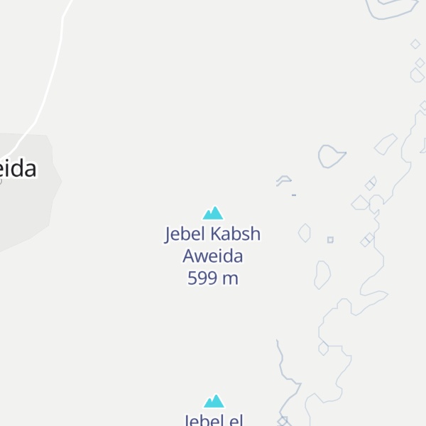 Map of Jebel Kabsh Aweida
