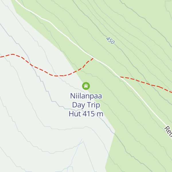 Map of Niilanpaa Day Trip Hut