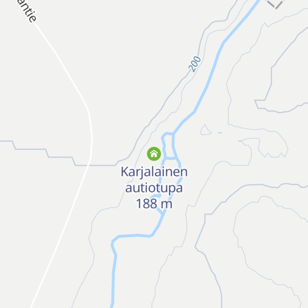 Map of Karjalainen autiotupa