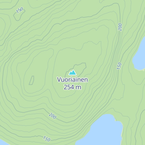 Map of Vuoriainen