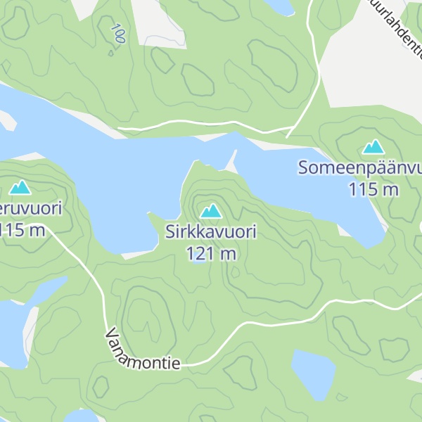 Map of Sirkkavuori