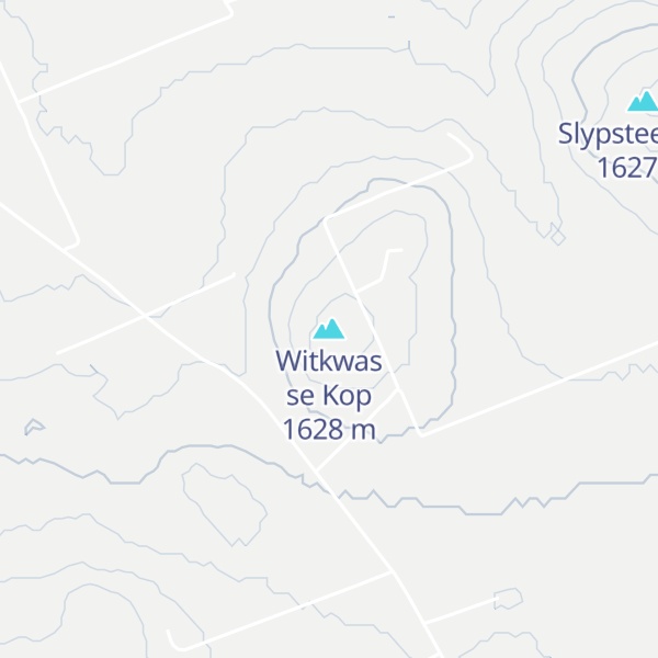 Map of Witkwas se Kop