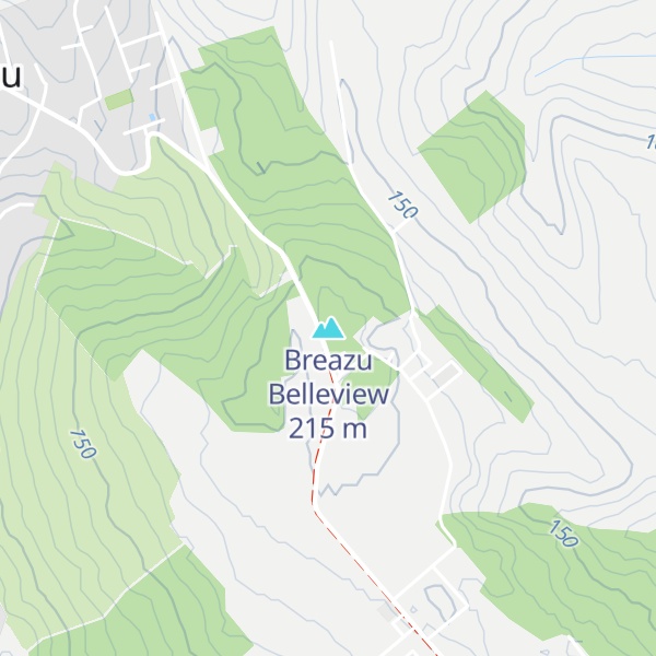 Map of Breazu Belleview
