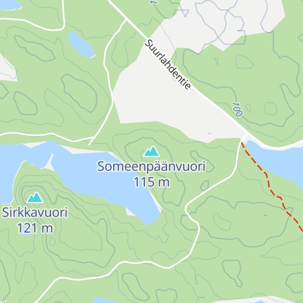 Map of Someenpäänvuori