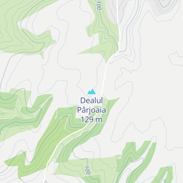 Map of Dealul Pârjoaia