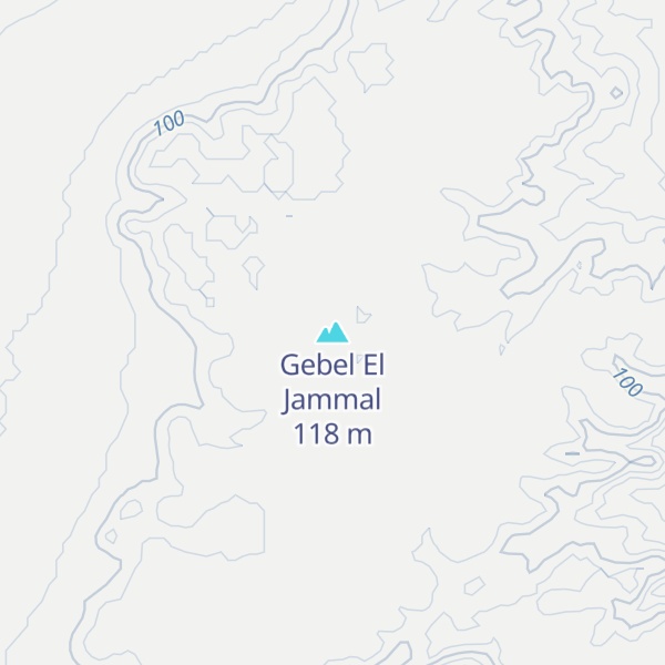 Map of Gebel El Jammal