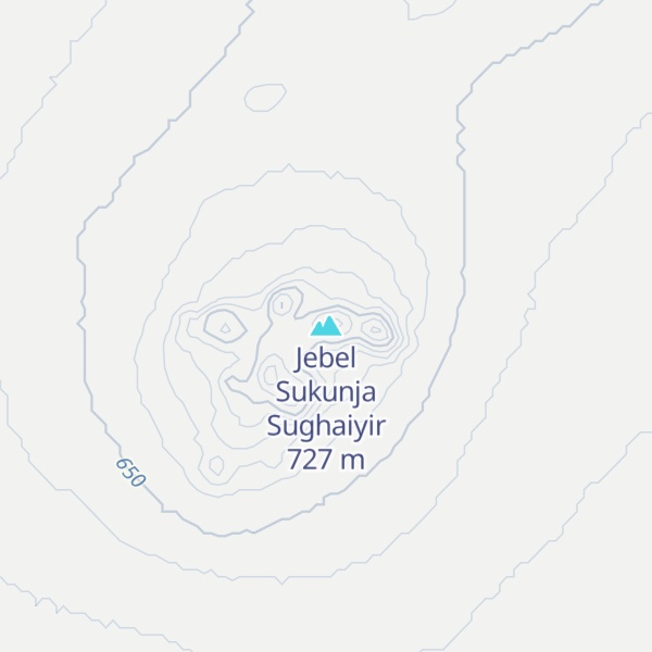 Map of Jebel Sukunja Sughaiyir