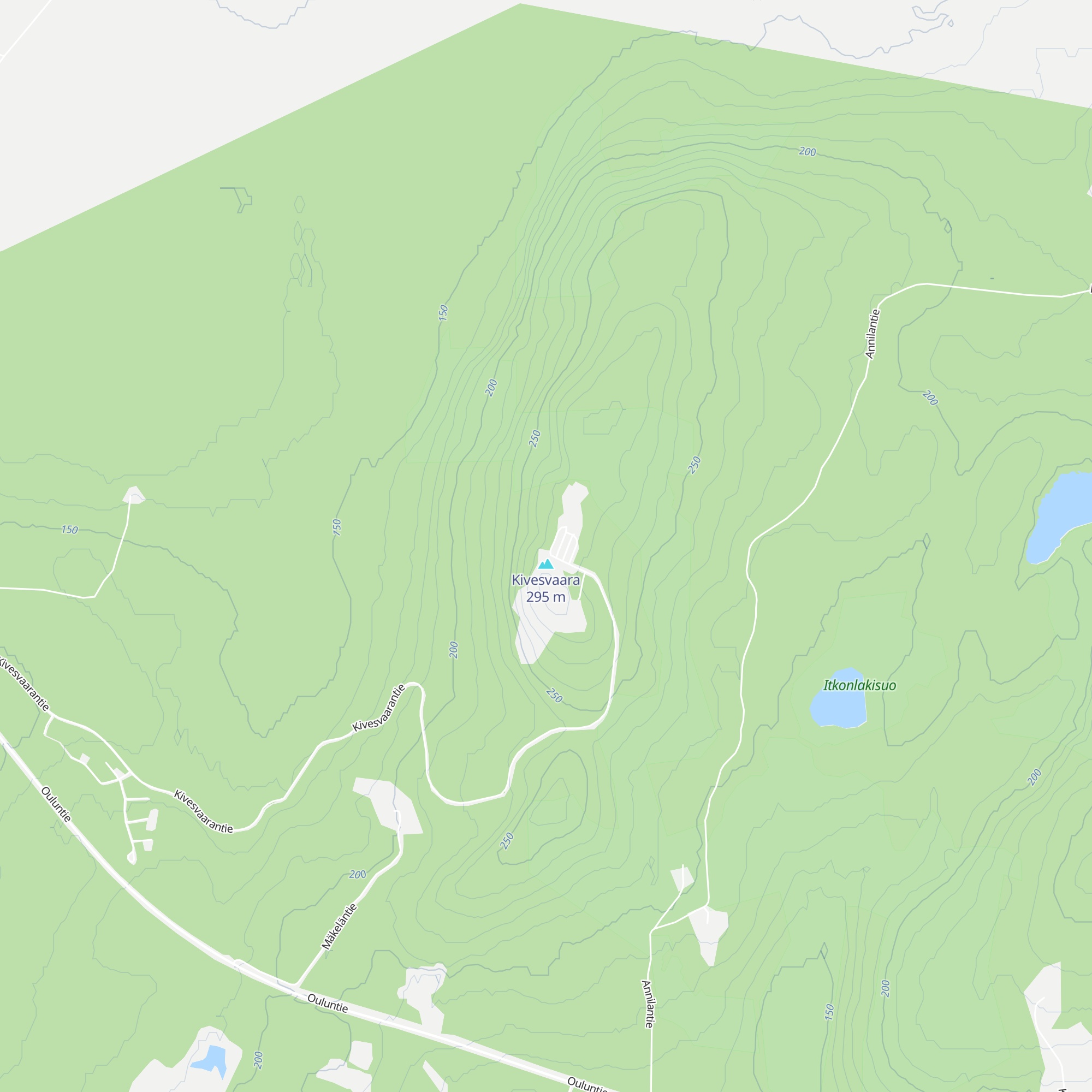Kivesvaara kota map