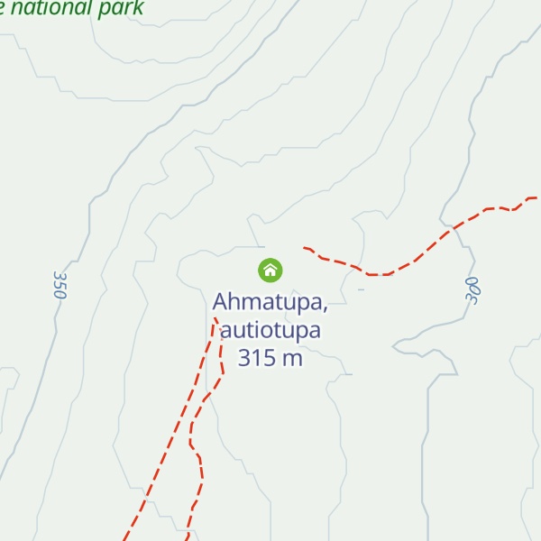 Map of Ahmatupa, autiotupa