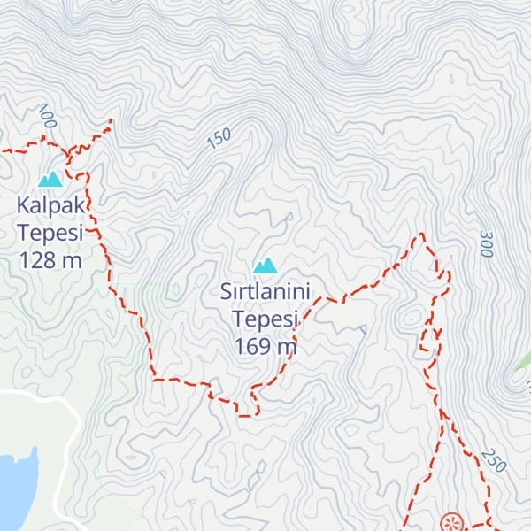 Map of Sırtlanini Tepesi