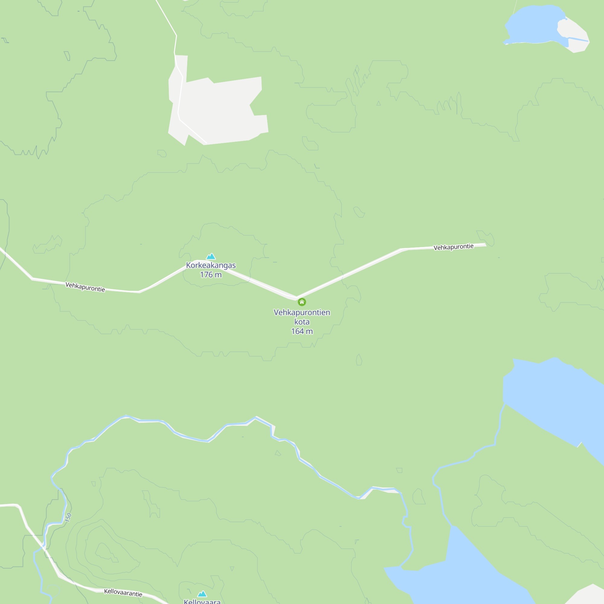 Vehkapurontien kota map