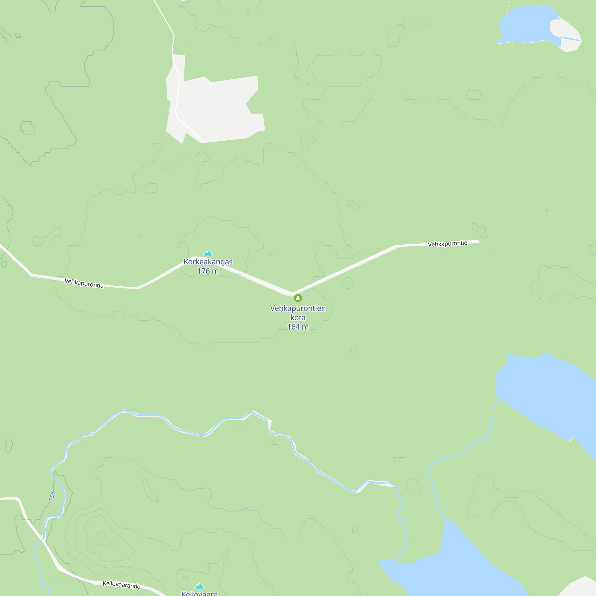 Vehkapurontien kota map