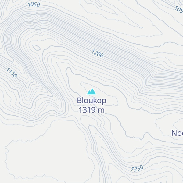Map of Bloukop