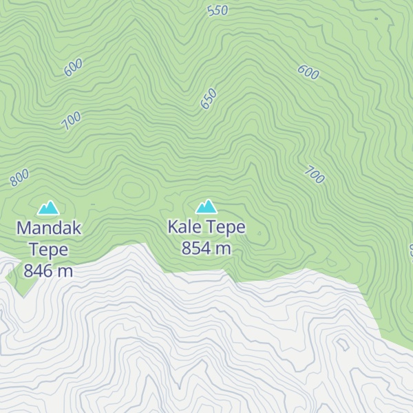 Map of Kale Tepe
