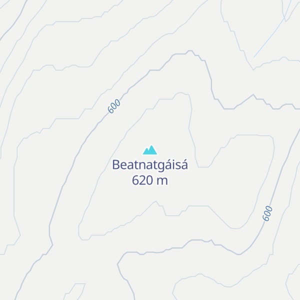 Map of Beatnatgáisá