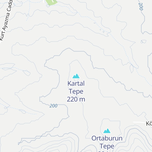 Map of Kartal Tepe