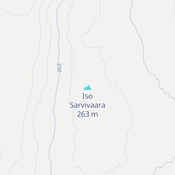 Map of Iso Sarvivaara