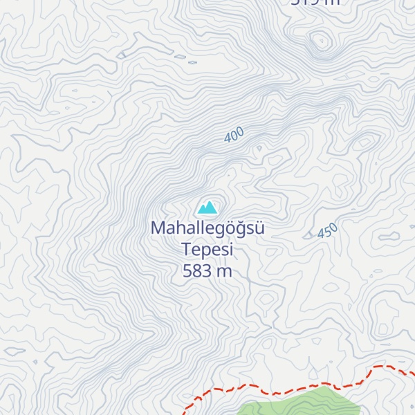Map of Mahallegöğsü Tepesi