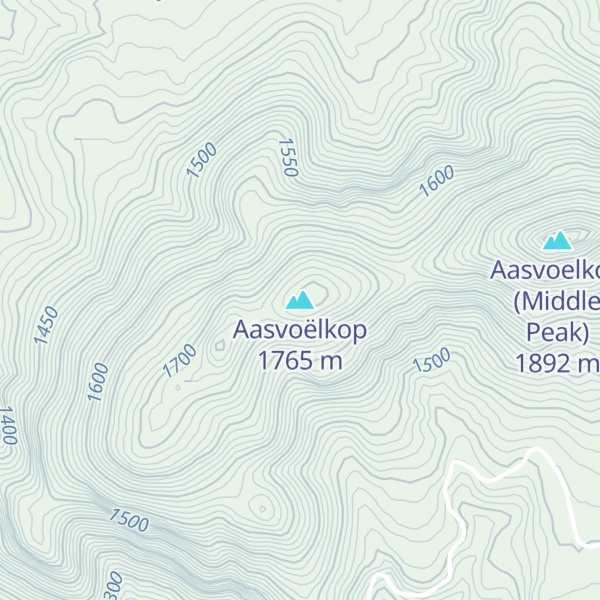 Map of Aasvoëlkop
