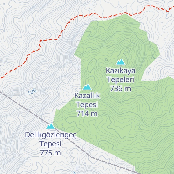 Map of Kazallık Tepesi