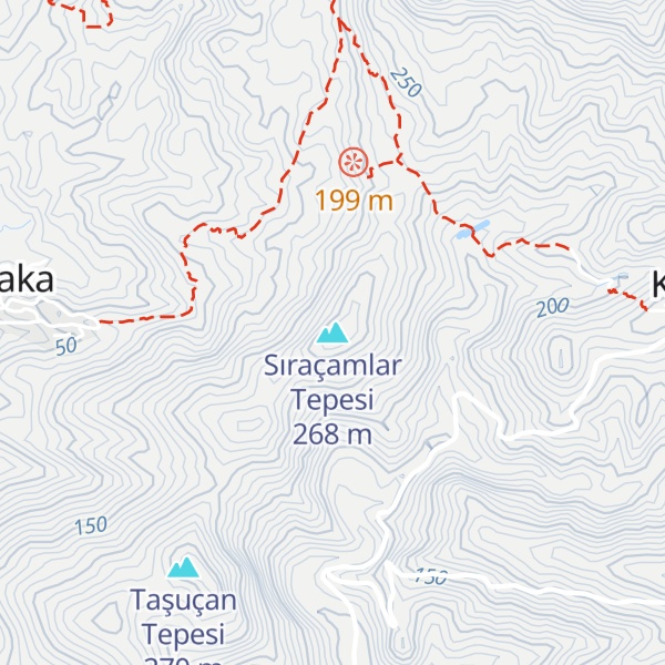 Map of Sıraçamlar Tepesi