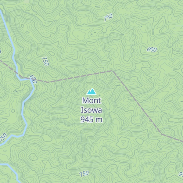Map of Mont Isowa