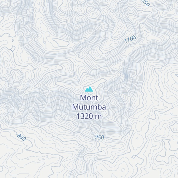 Map of Mont Mutumba