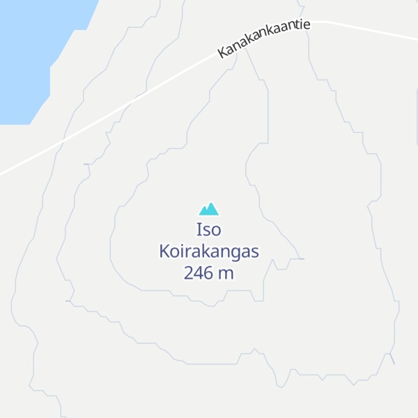 Map of Iso Koirakangas