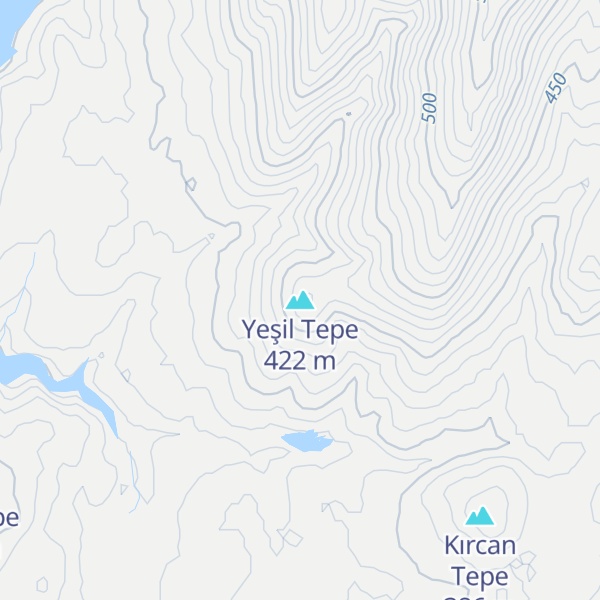 Map of Yeşil Tepe