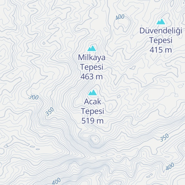 Map of Acak Tepesi