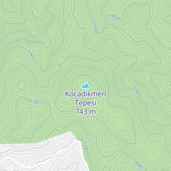 Map of Kocadikmen Tepesi