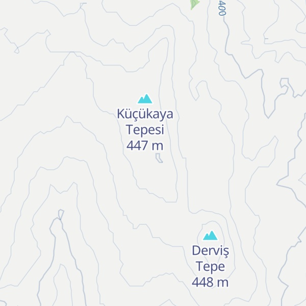 Map of Büyükaya Tepesi
