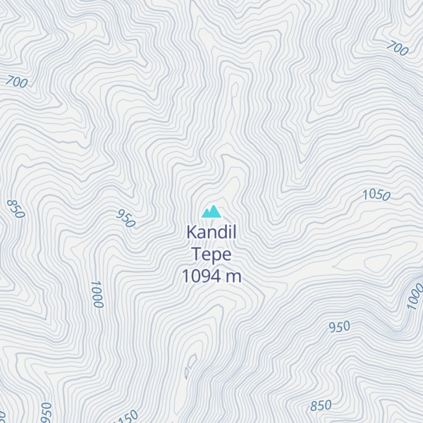 Map of Kandil Tepe