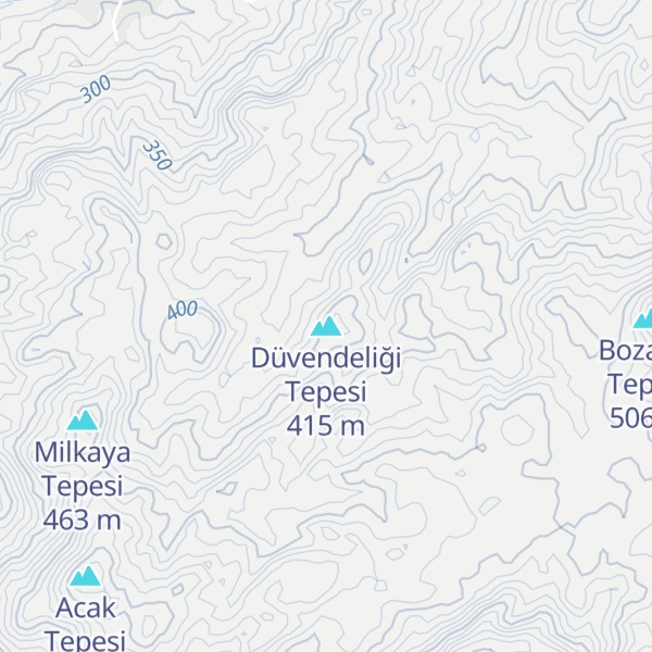 Map of Düvendeliği Tepesi