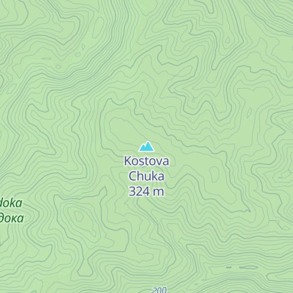Map of Kostova Chuka