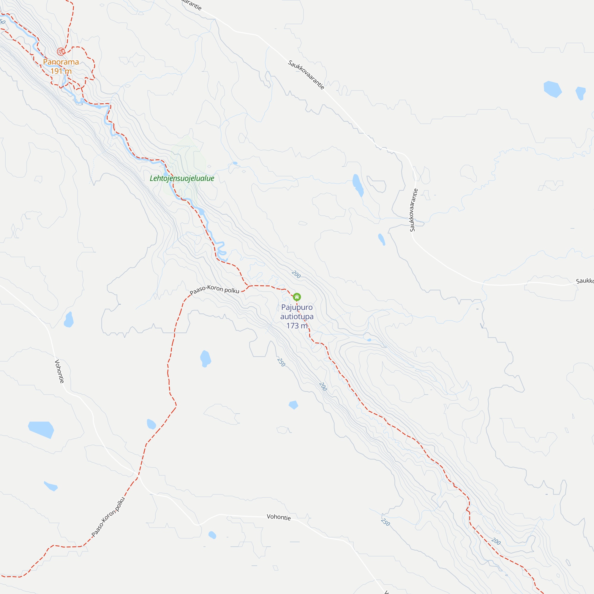 Pajupuro autiotupa map