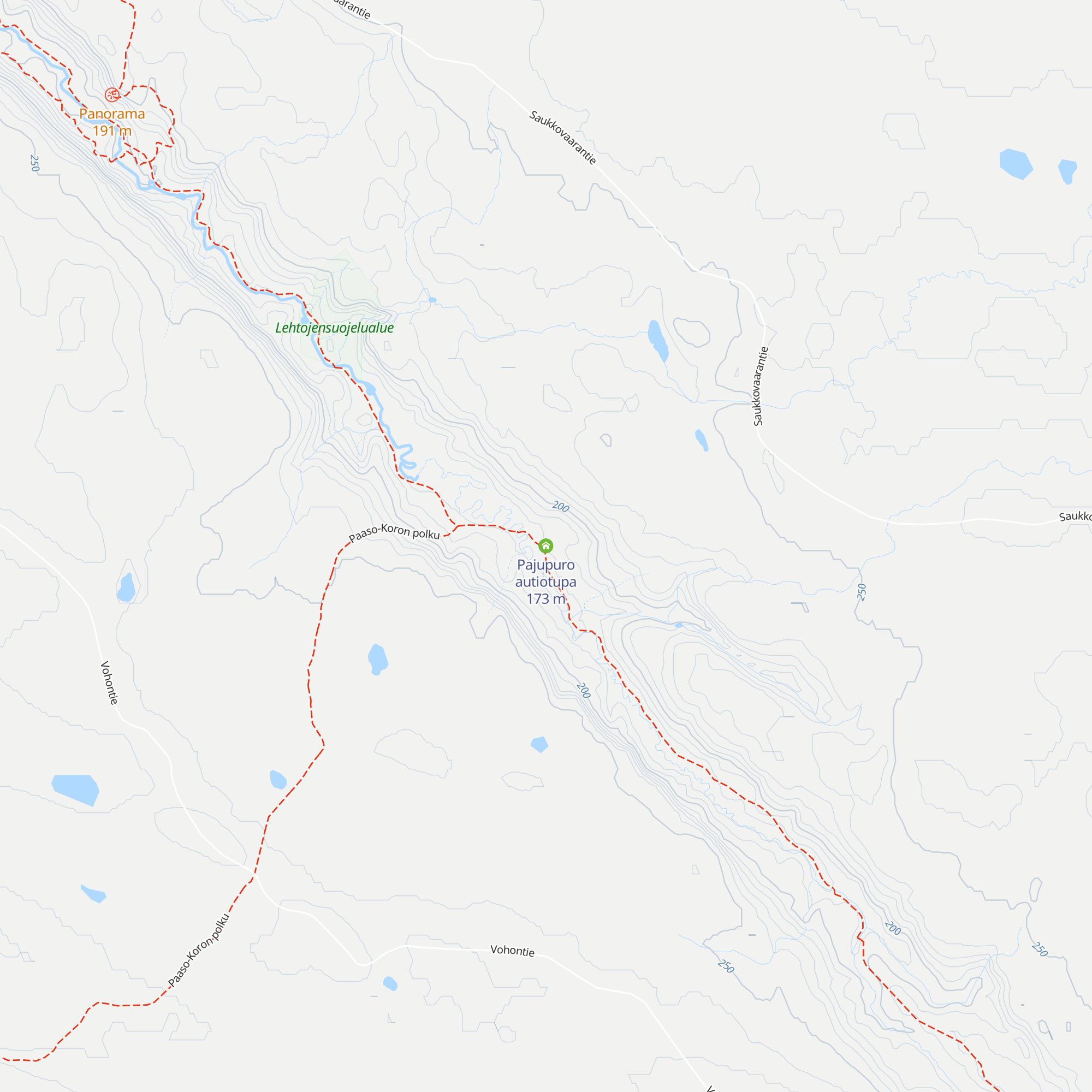 Pajupuro autiotupa map