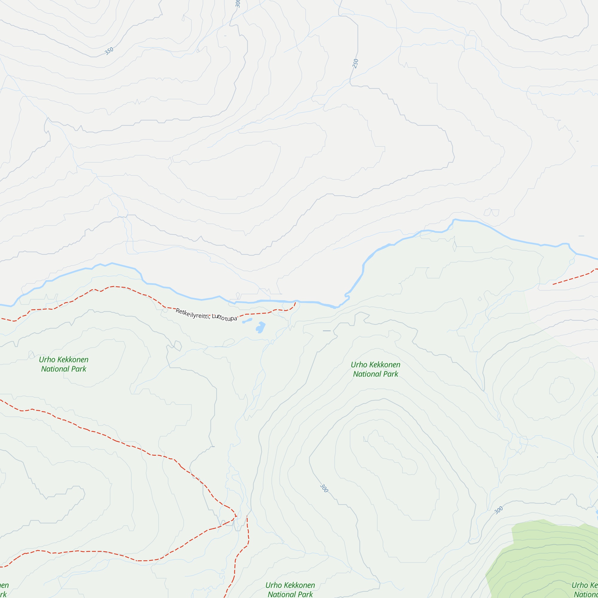 Luttotupa Day Trip Hut map