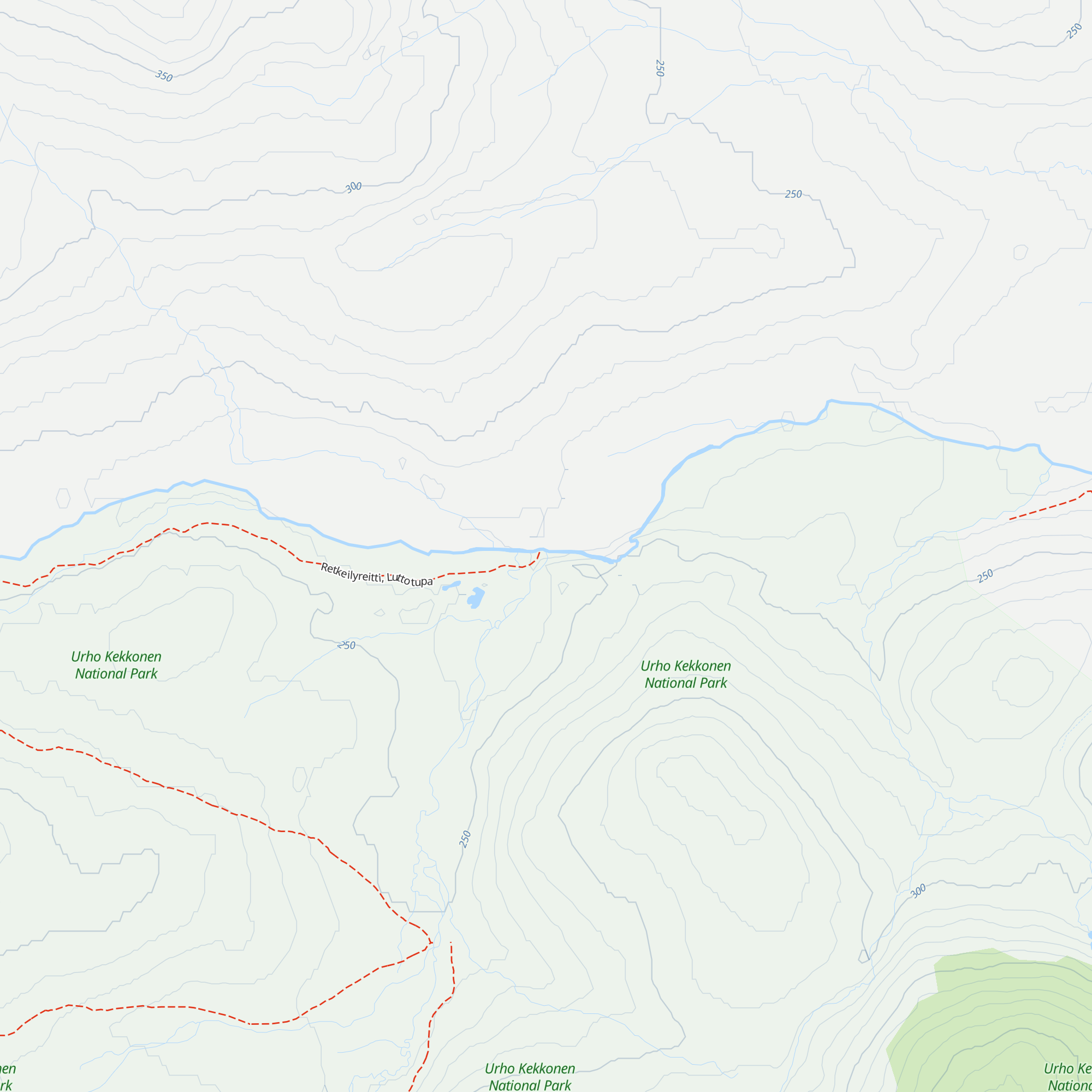 Luttotupa Day Trip Hut map