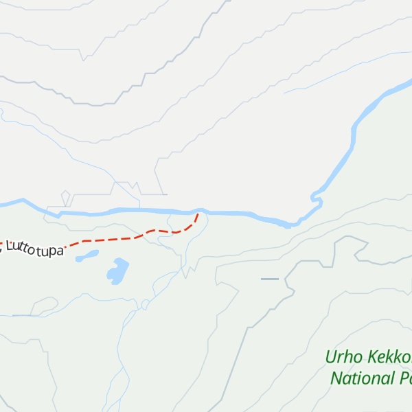 Map of Luttotupa Day Trip Hut