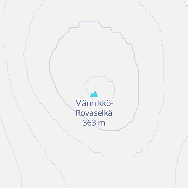Map of Männikkö-Rovaselkä