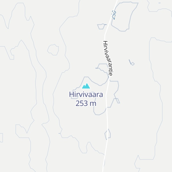 Map of Hirvivaara