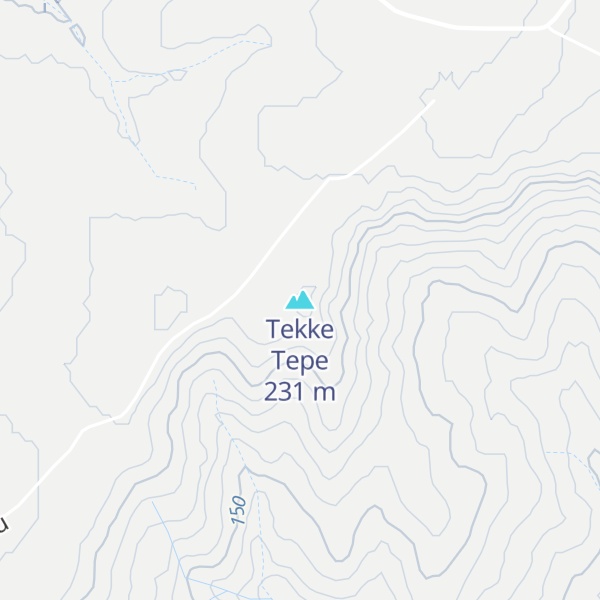 Map of Tekke Tepe