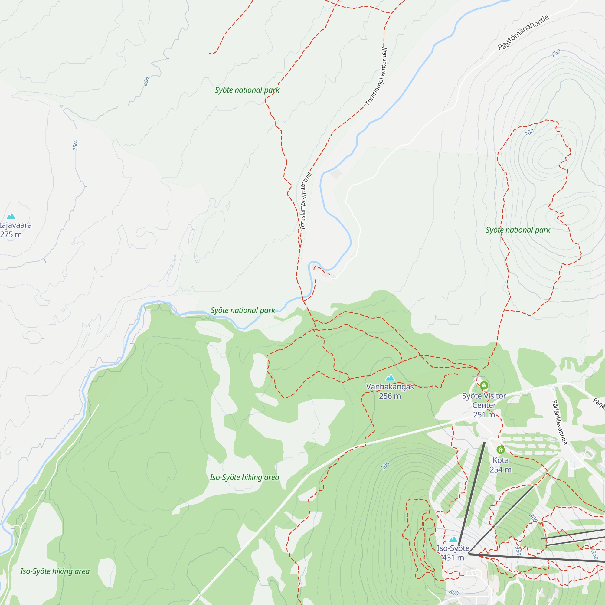 Annintupa Day Trip Hut map