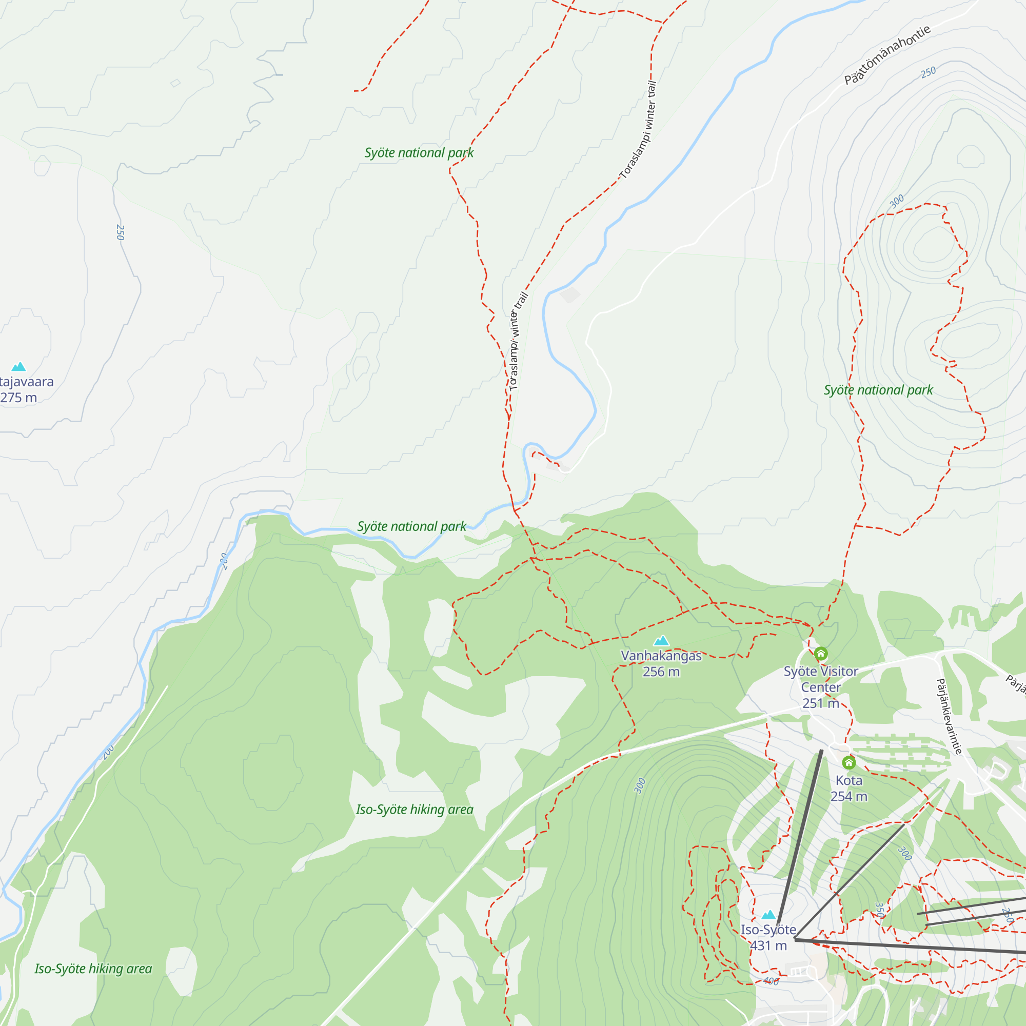 Annintupa Day Trip Hut map